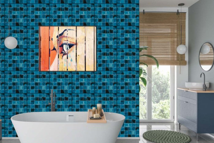 Digital Swimming Pool Tiles Code Marine-29 (300x300mm)