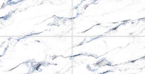 Digital Vitrified Tiles Code Martin Blue (600x1200 mm) Glossy
