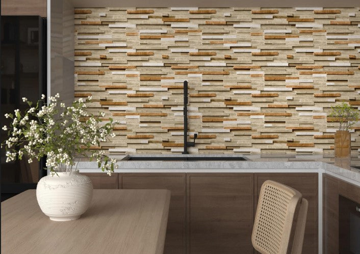 Digital Elevation Tiles Code Matika Crema (300x450 mm) High Depth