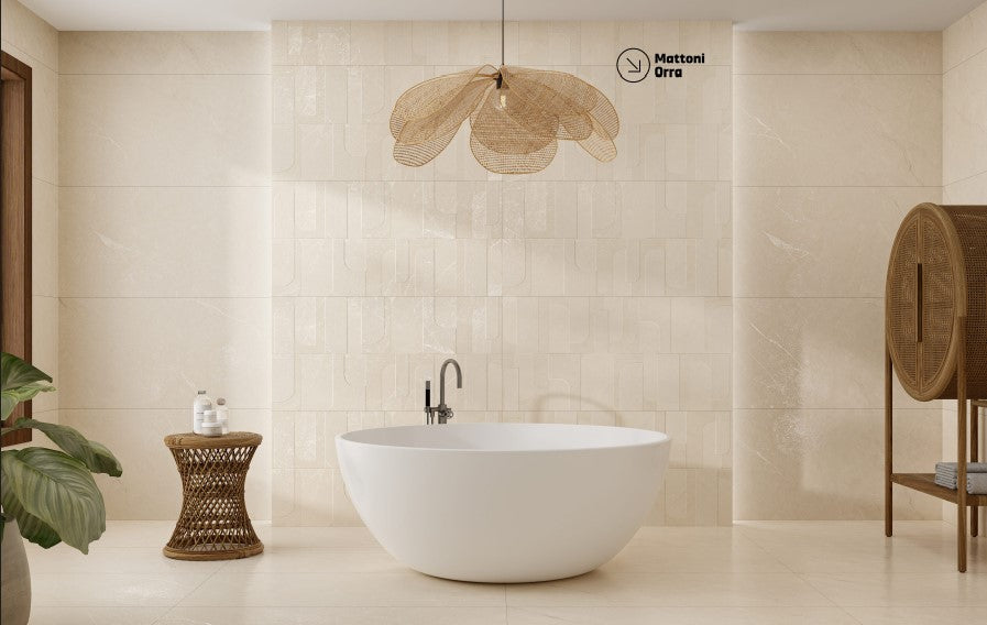 Digital Vitrified Tiles Code Mattoni Orra (600x1200 mm)