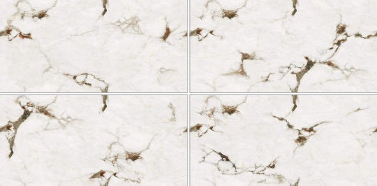 Digital Vitrified Tiles Code Mintanic White End Match (800x1600 mm) Velvet