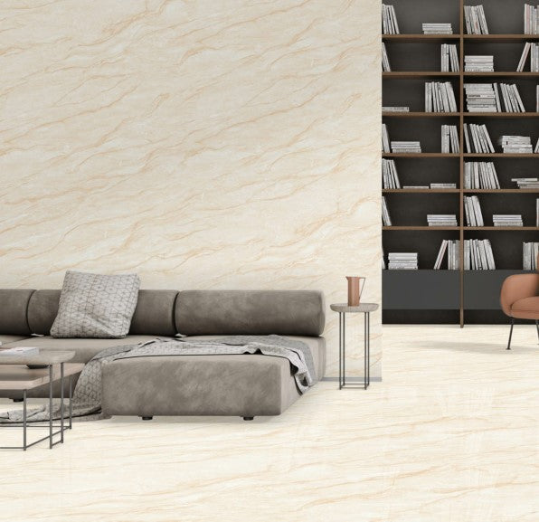 Digital Vitrified Tiles Code Norway Beige (600x1200 mm) Glossy
