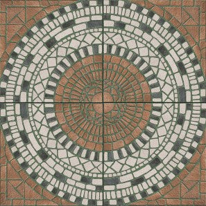 Digital Parking Tiles Code Oval-106 (500x500mm)