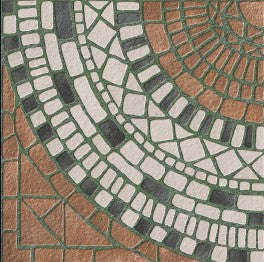 Digital Parking Tiles Code Oval-106 (500x500mm)