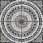 Digital Parking Tiles Code Oval-107 (500x500mm)