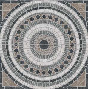 Digital Parking Tiles Code Oval-107 (500x500mm)