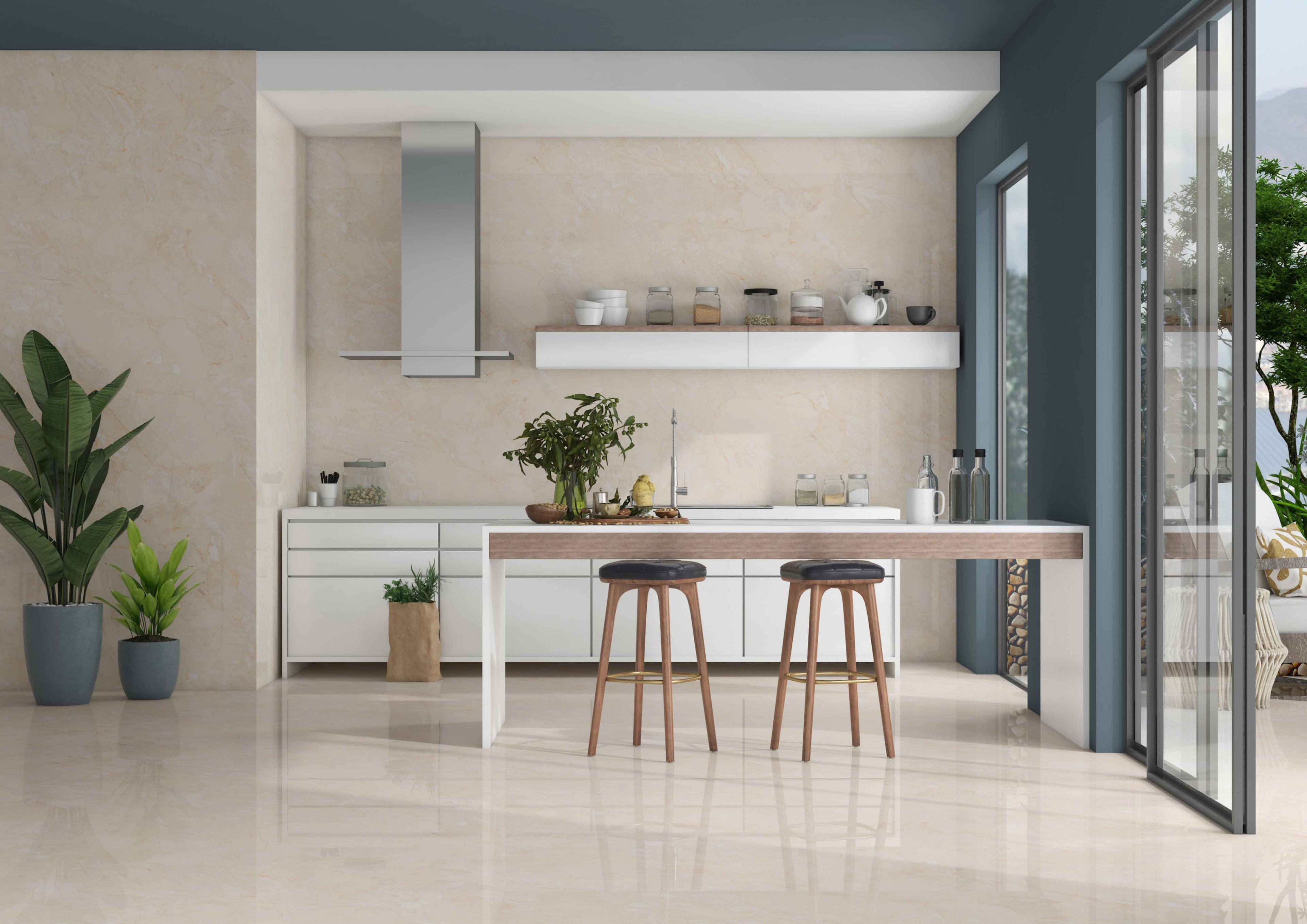 Digital Vitrified Tiles Code Perlato Royal (600x1200 mm) Glossy Endless