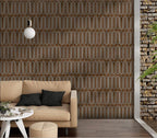 Digital Subway Tiles Code Picket Cosmo Pecan (300x300mm)