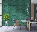 Digital Subway Tiles Code Picket Cosmo Teal (300x300mm)