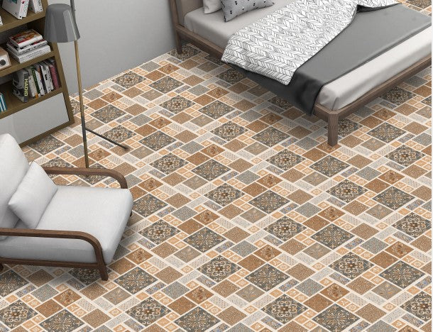 Digital Parking Tiles Code Plain 77 (400x400mm)
