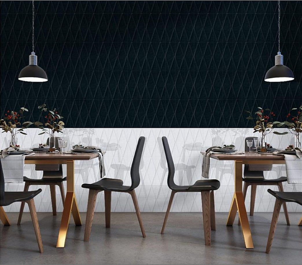 Digital Subway Tiles Code Plaka Nexo Black (300x300mm)