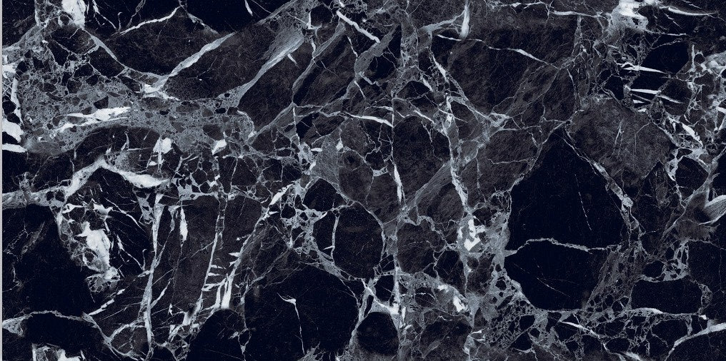 Digital Vitrified Tiles Code Polar Black (600x1200 mm) High Glossy Endless