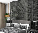 Digital Subway Tiles Code Prism Cosmo Black (300x300mm)