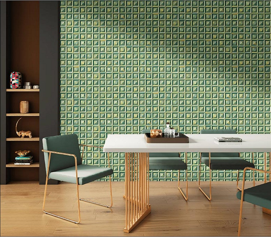 Digital Subway Tiles Code Tikal Cosmo Pine (300x300mm)