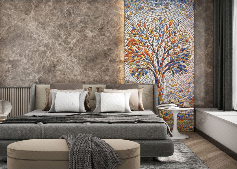 Digital Poster Tiles Code Prism Tree (1200x2400 mm)