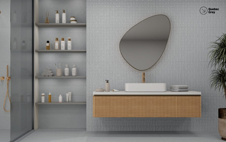 Digital Vitrified Tiles Code Quebec Grey (600x1200 mm)