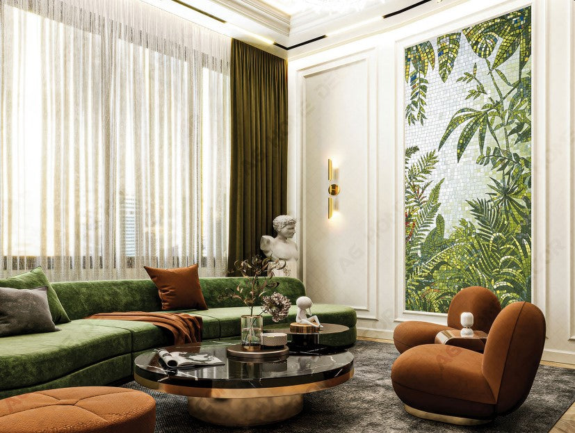 Digital Poster Tiles Code Rainforest (1200x2400 mm)