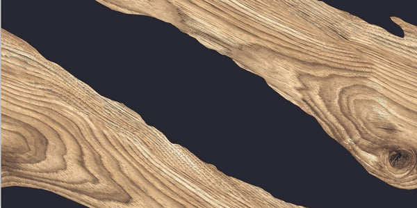 Digital Vitrified Tiles Code Resin Wood Brown (600x1200 mm) High Glossy Endless