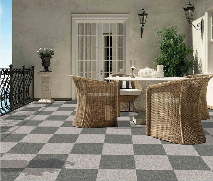 Digital Parking Tiles Code Rock Black (300x300mm)