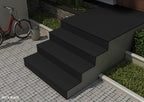 Step & Riser Tiles Code Rock Black (1X4 Feet)