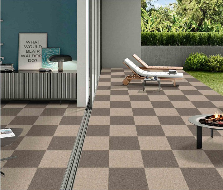 Digital Parking Tiles Code Rock Choco (300x300mm)