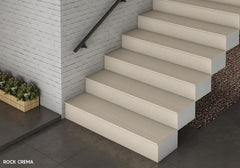 Full Body Step & Riser Tiles Code Rock Crema (1X3 Feet) Matt
