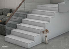 Full Body Step & Riser Tiles Code Rock Dove (1X4 Feet) Matt