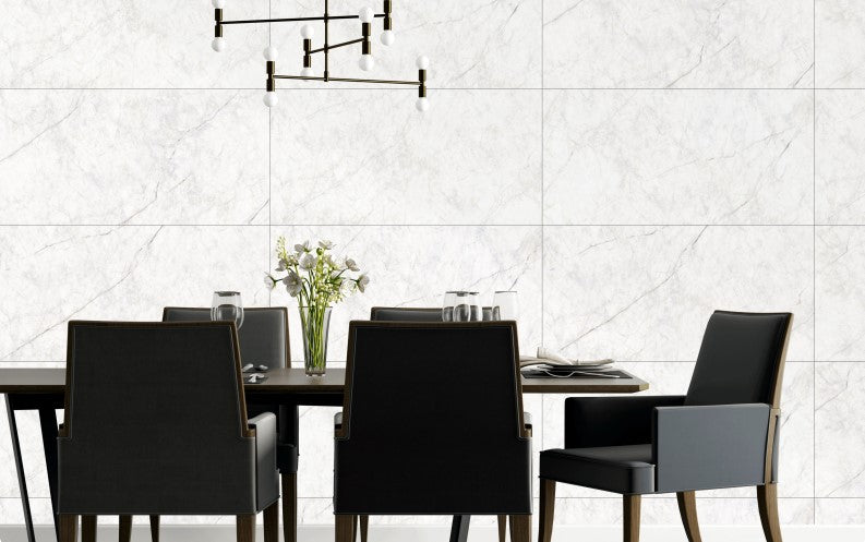 Digital Vitrified Carving Tiles Code Rocker Swing Bianco (600x1200 mm) Carving