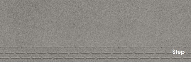 Full Body Step & Riser Tiles Code Rock Silver (1X3 Feet) Matt