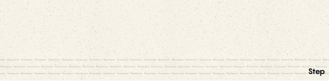 Full Body Step & Riser Tiles Code Rock White (1X4 Feet) Matt