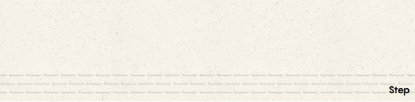 Full Body Step & Riser Tiles Code Rock White (1X4 Feet) Matt