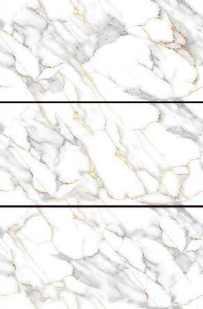 Digital Vitrified Tiles Code Romio White Gold (600x1200 mm) High Glossy