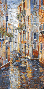 Digital Poster Tiles Code Rowboat City (1200x2400 mm)