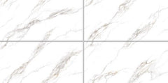 Digital Vitrified Tiles Code Royal White End Match (800x1600 mm) Glossy