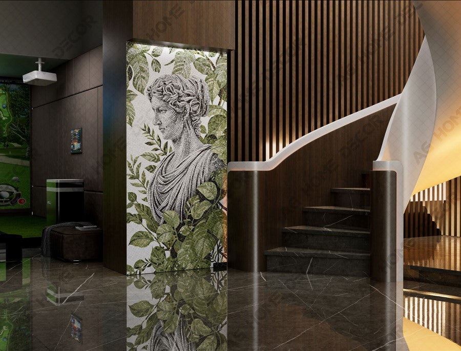 Digital Poster Tiles Code Sculpted Muse (1200x2400 mm)