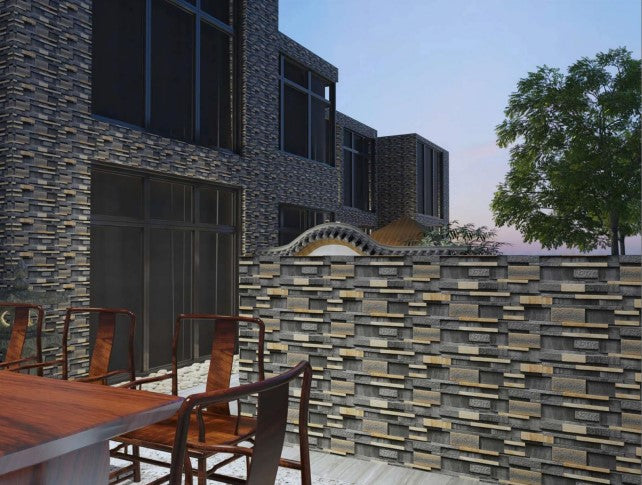 Digital Elevation Tiles Code Solito Cemento (300x450 mm) High Depth