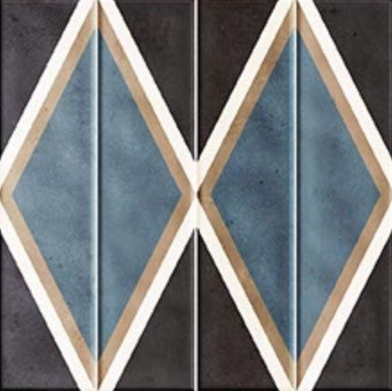 Digital Subway Tiles Code Tikal Cosmo Sepia Décor (300x300mm)