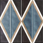 Digital Subway Tiles Code Tikal Cosmo Sepia Décor (300x300mm)