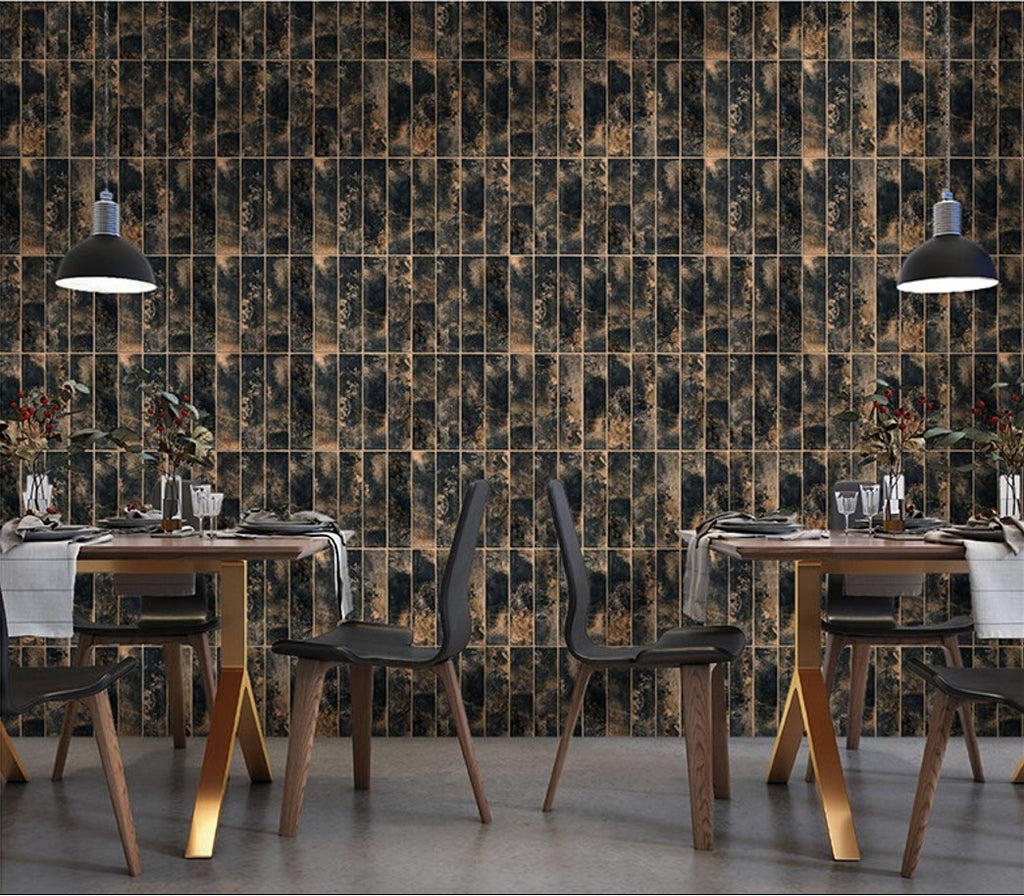 Digital Subway Tiles Code Tikal Nexo Ebony (300x300mm)