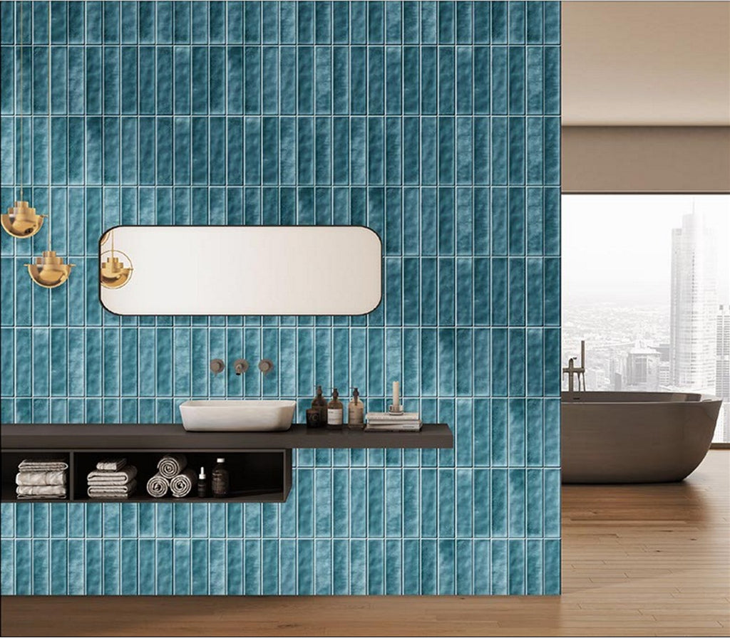 Digital Subway Tiles Code Prism Nexo Pine (300x300mm)
