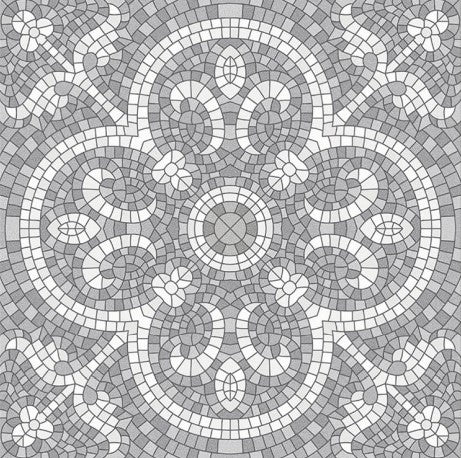 Digital Moroccan Tiles Code Trendy Textures (600x600 mm)