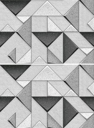 Digital Elevation Tiles Code Tricon Grey (300x450 mm) High Depth