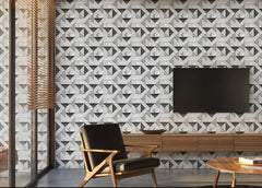 Digital Ceramic Tiles Code Tricon Grey (300x450 mm) High Depth