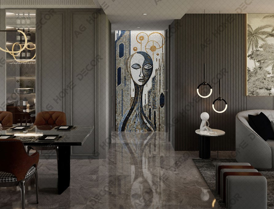 Digital Poster Tiles Code Urban Serenity (1200x2400 mm)