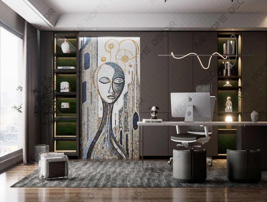 Digital Poster Tiles Code Urban Serenity (1200x2400 mm)