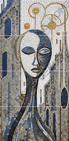 Digital Poster Tiles Code Urban Serenity (1200x2400 mm)