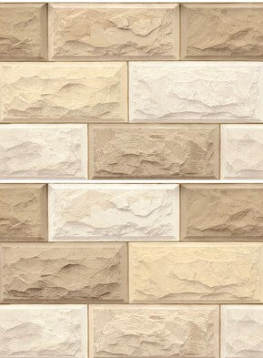 Digital Elevation Tiles Code Volga Crema (300x450 mm) High Depth