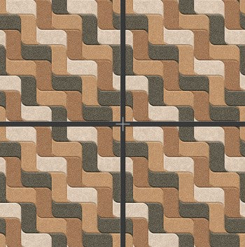 Digital Parking Tiles Code Waves-003 (400x400mm)